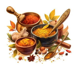 چاشنی ها و ادویه جات